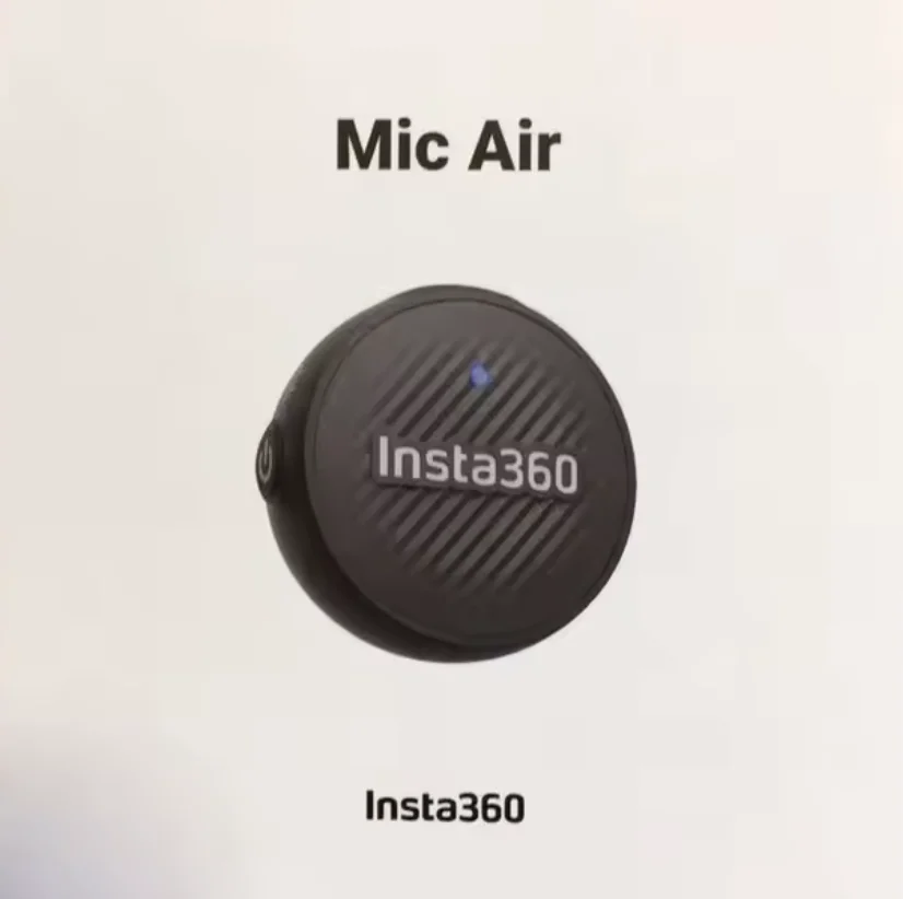 Microfone-Insta360-Mic-Air-Transmissor Os Equipamentos